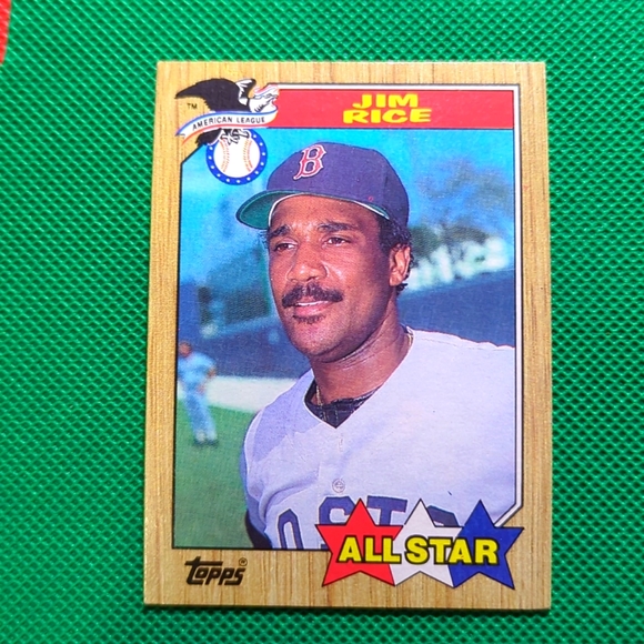 Vintage All Star Topps Jim Rice 1987 Card #610 American League - Picture 1 of 10